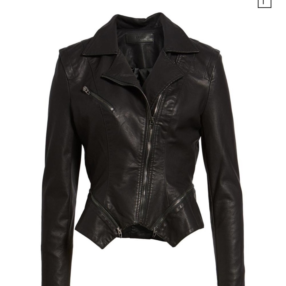 Blank NYC faux leather jacket size small